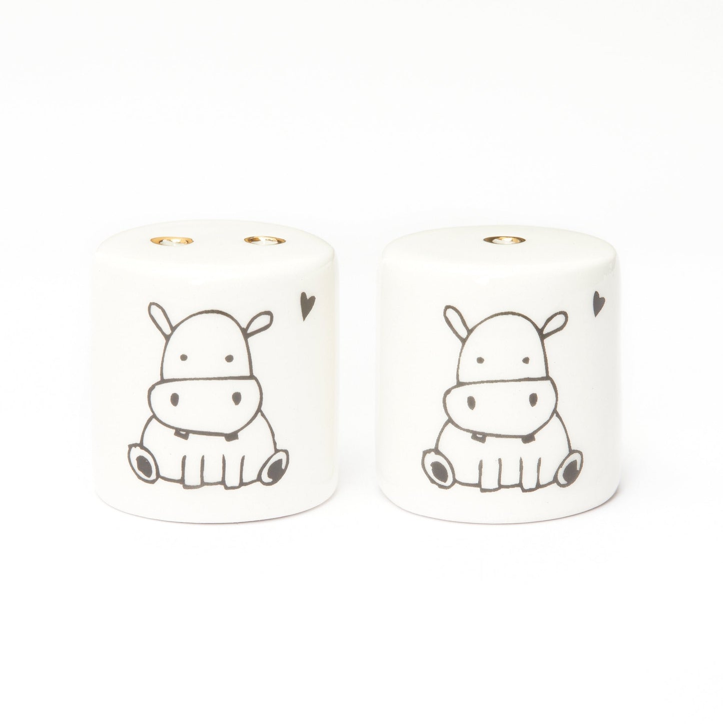 Salt and Pepper Shakers – Baby Hippos