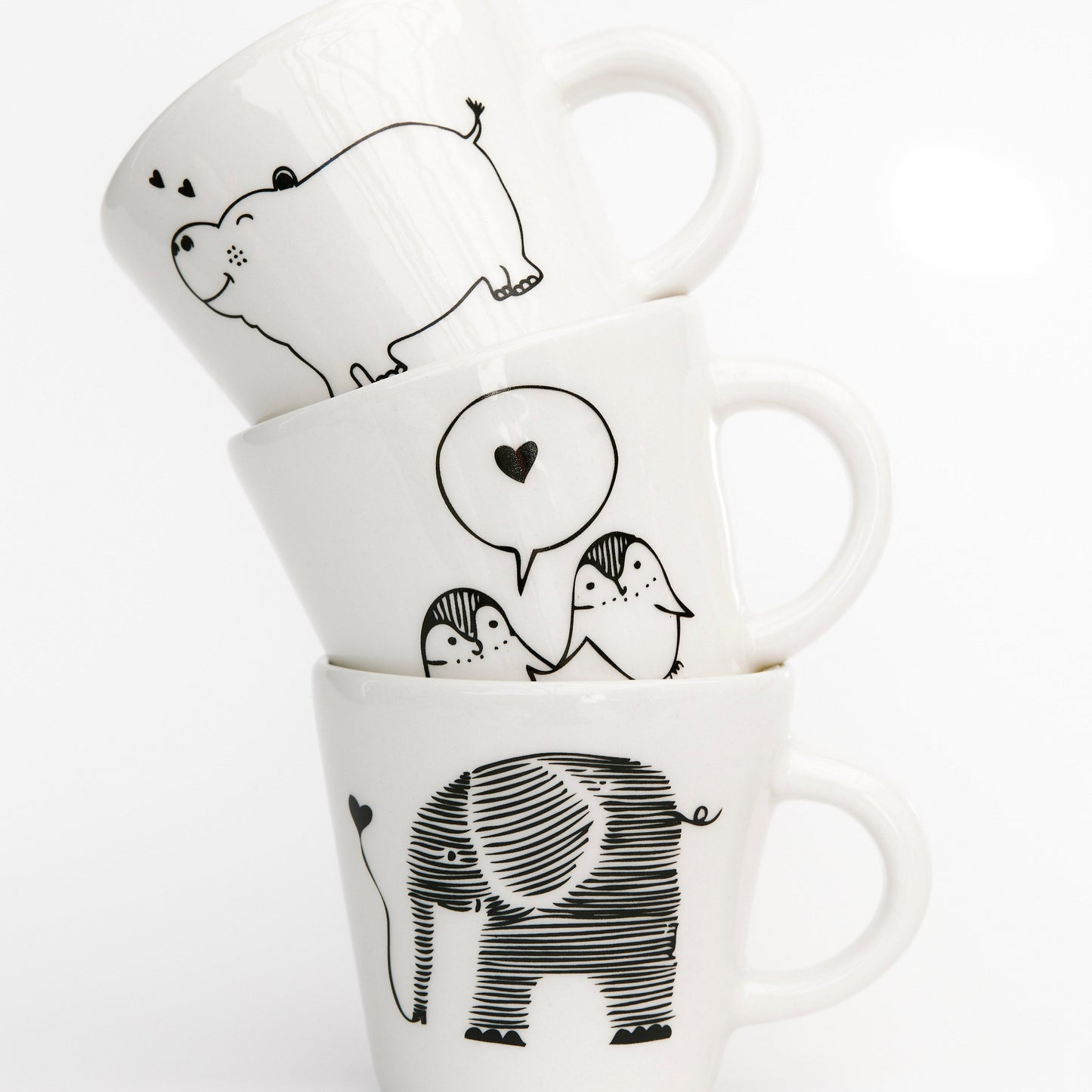 Coffee Cup – Penguin Parent and Child