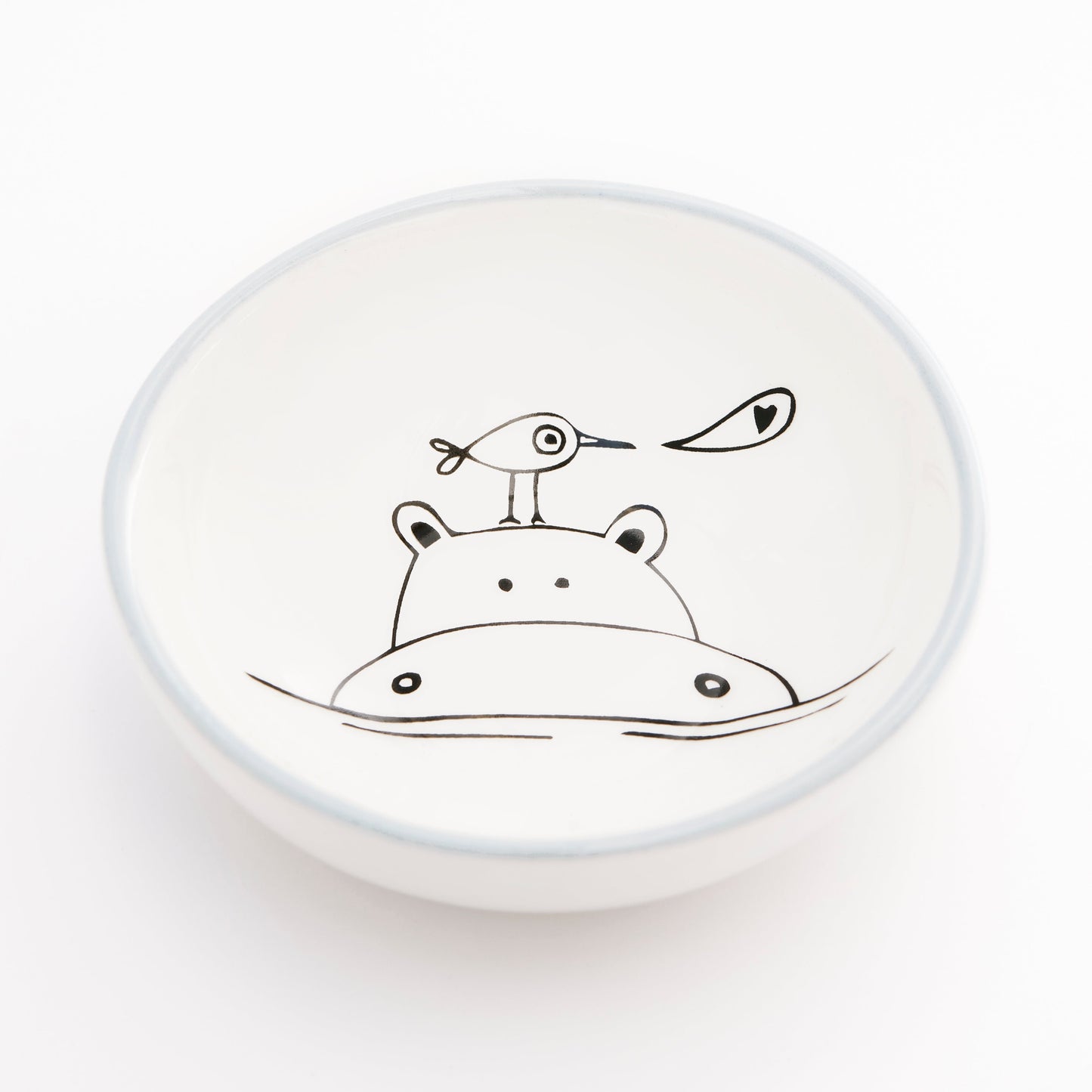 Small Bowl – Hippo and Birdy