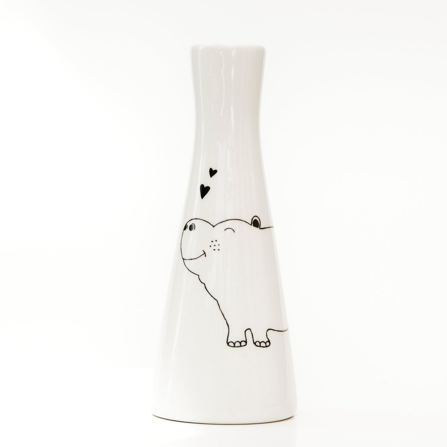 Tall Vase – Happy Hippo