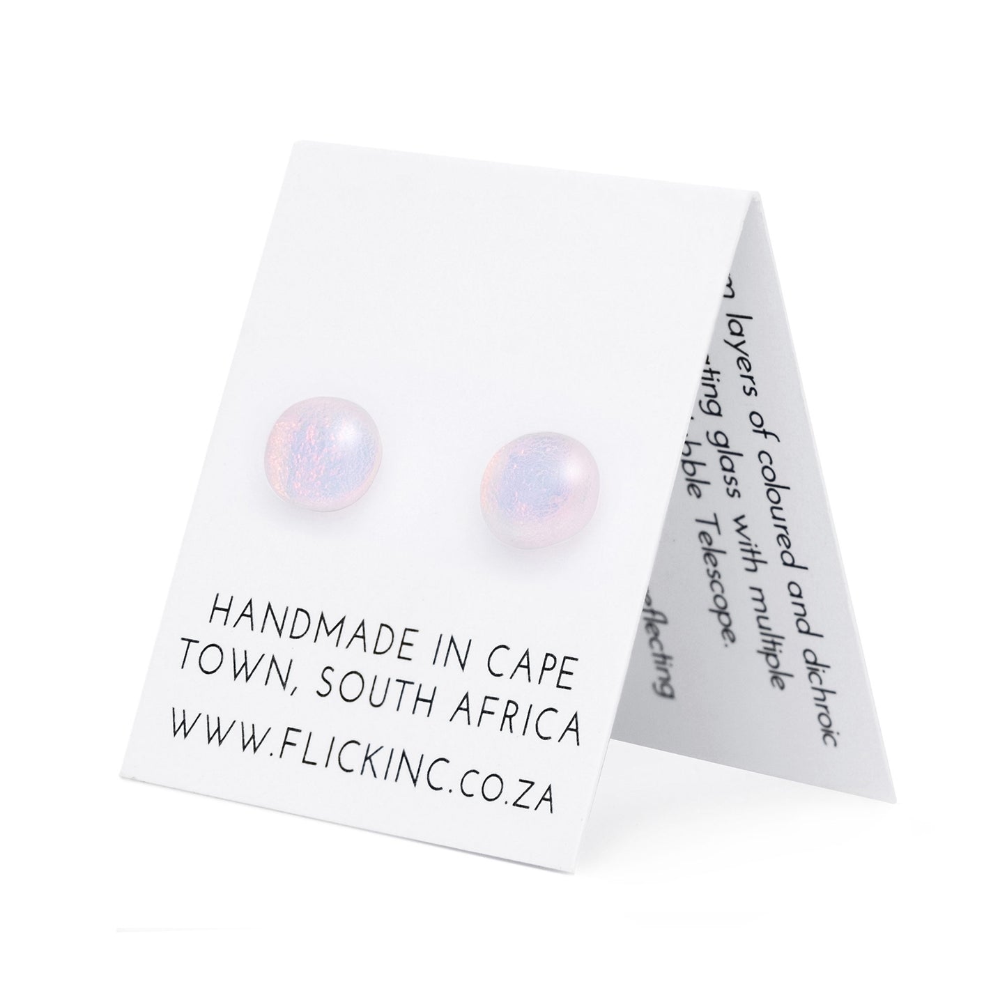 Dichroic Glass Earrings – Ocean Teal