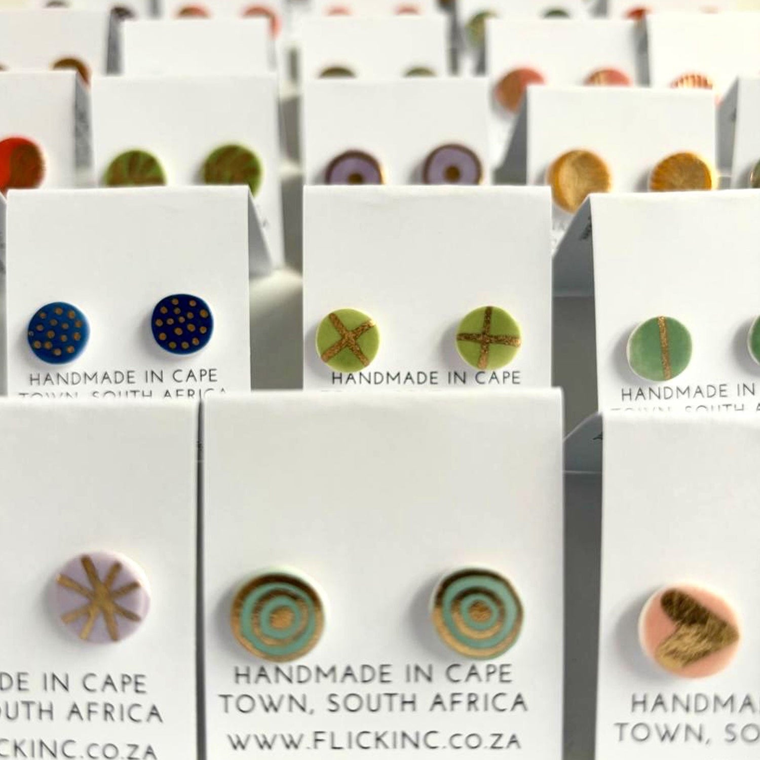 Porcelain Stud Earrings