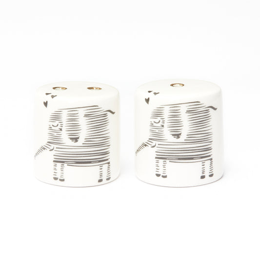 Salt and Pepper Shakers – Stripey Elephant