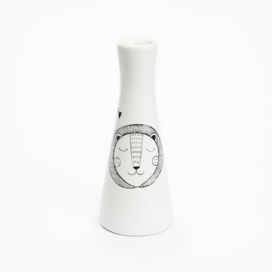 Tall Vase – Lion