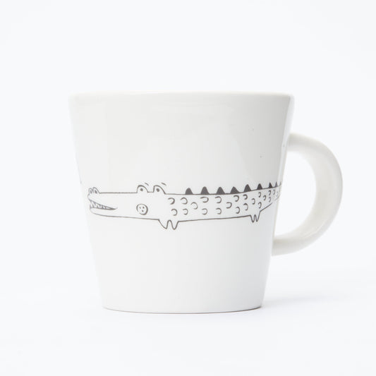 Coffee Cup – Smiley Crocodile