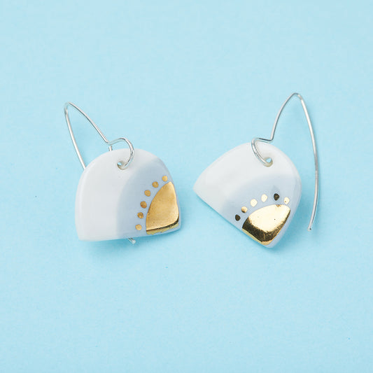 Porcelain Dangle Earrings  - Dune and Sky