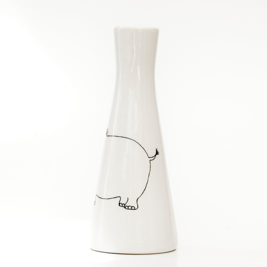 Tall Vase – Happy Hippo