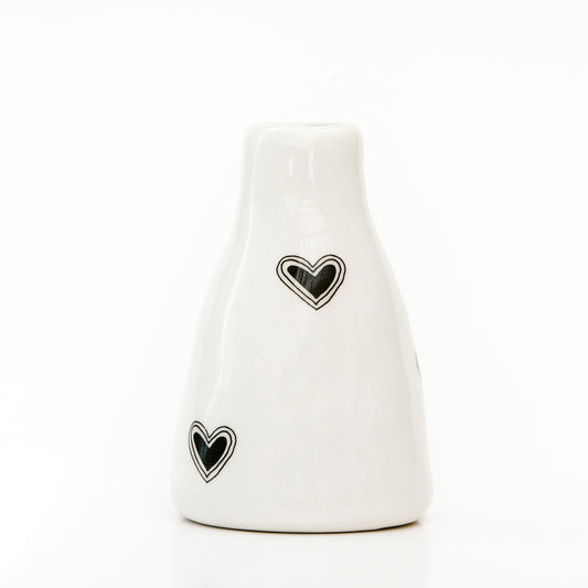 Short Vase – Hearts