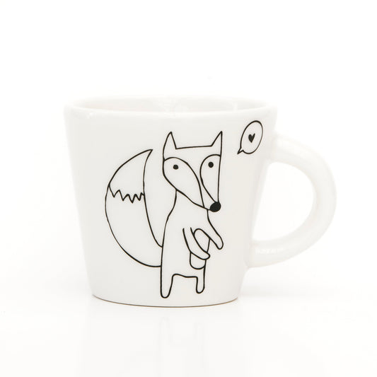 Coffee Cup – Heart Fox