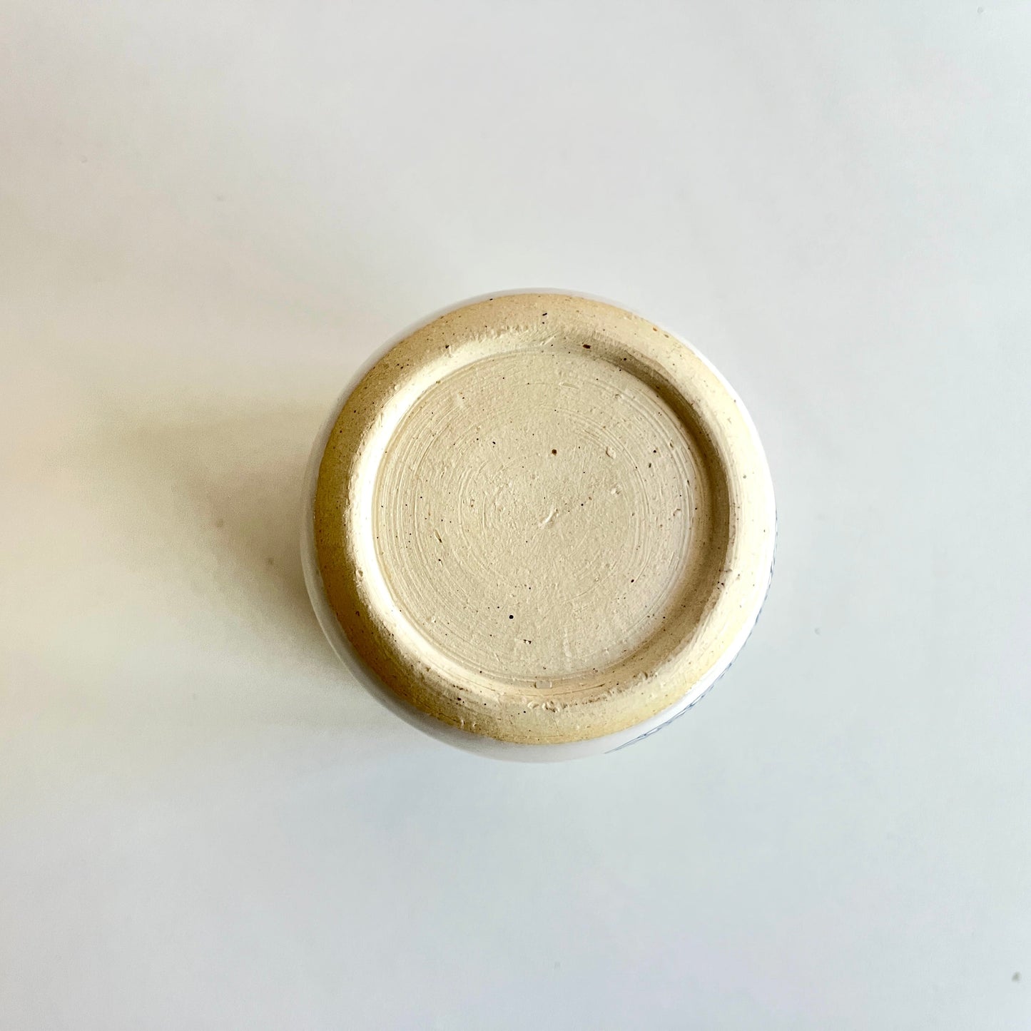 Windhorse Small Espresso Ceramic Cup - Crane Illustration & Rumi Verse