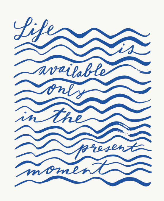 Thich Nhat Hanh Quote Art Print