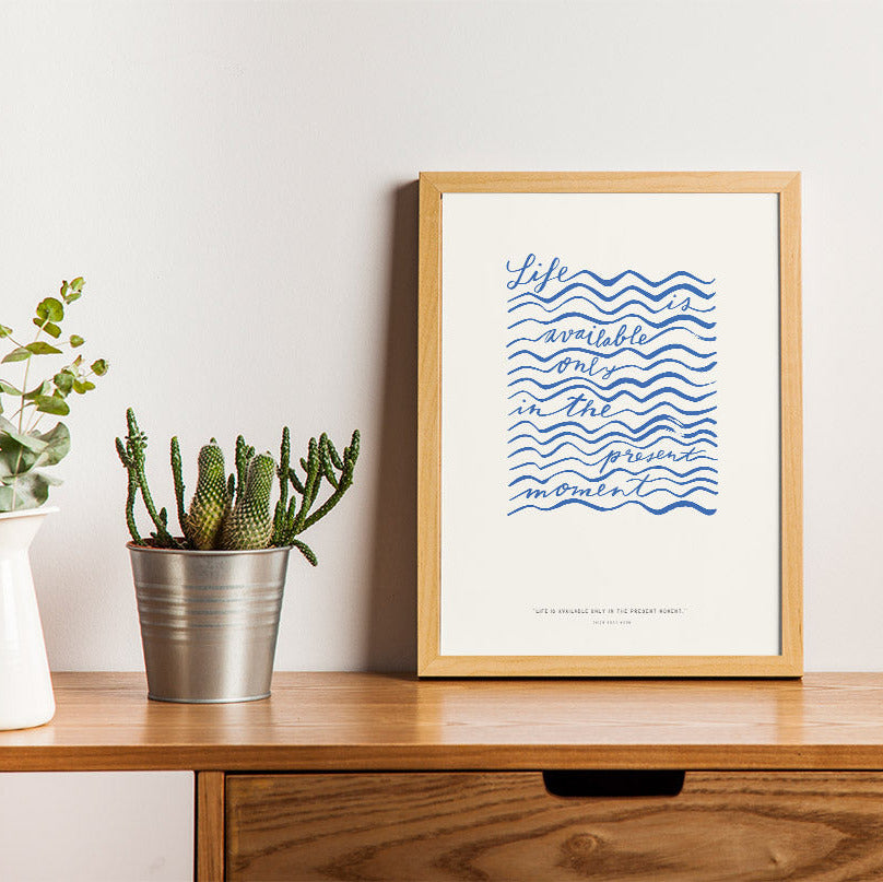 Thich Nhat Hanh Quote Art Print