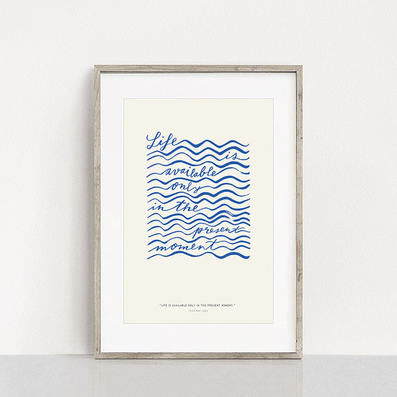 Thich Nhat Hanh print framed
