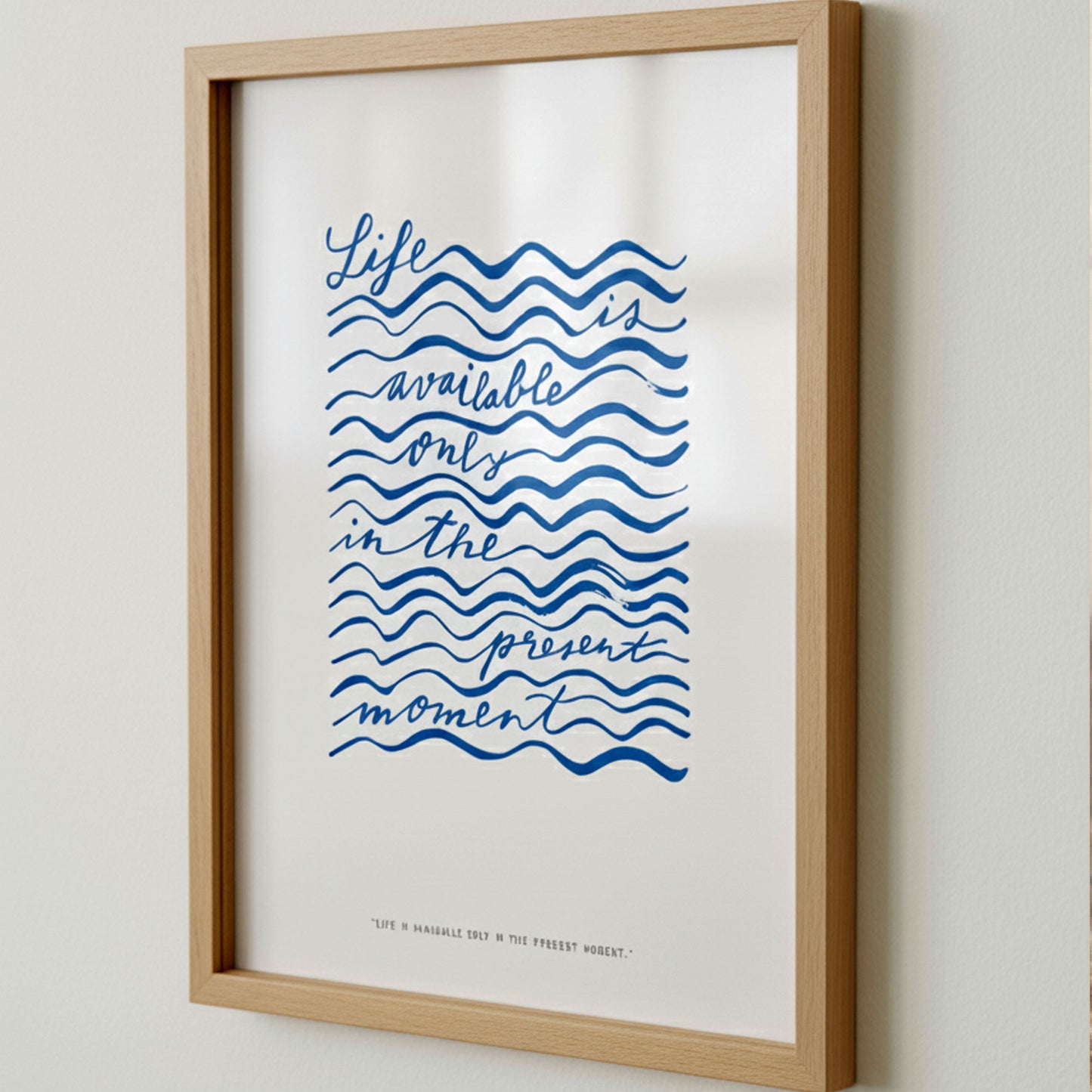 Thich Nhat Hanh Quote Art Print