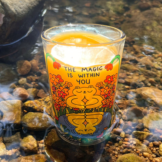 Spark Within Illustrated Drinking Glass