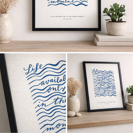 Thich Nhat Hanh Quote Art Print
