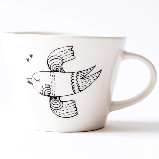 Large Tea Cup – Whistling Birdy