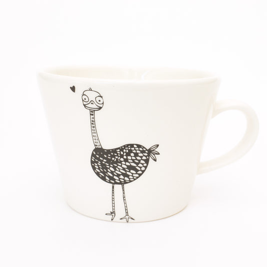 Large Tea Cup – Ostrich