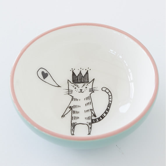 Small Bowl – Cat with Crown