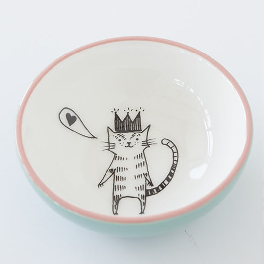 Small Bowl – Cat with Crown