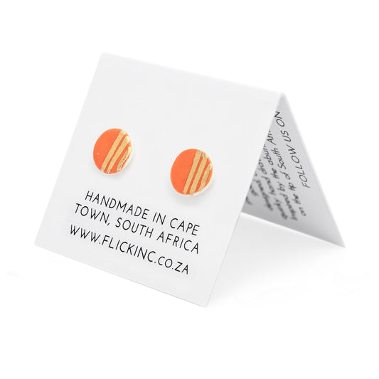 Porcelain Stud Earrings – Solar Flare